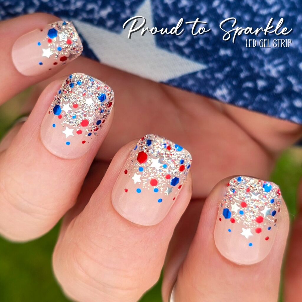 May be an image of text that says 'Proud to Sparkle LED IDGEISTRIP IEDGEI STRIP'