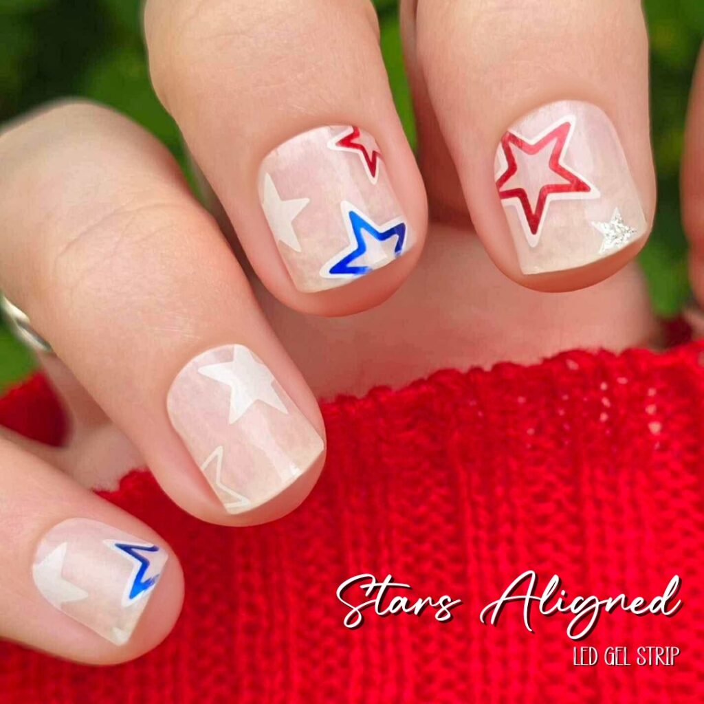 May be an image of text that says 'Stars Aliggned LEDGELSTRIP Dنا GEL STRIP'