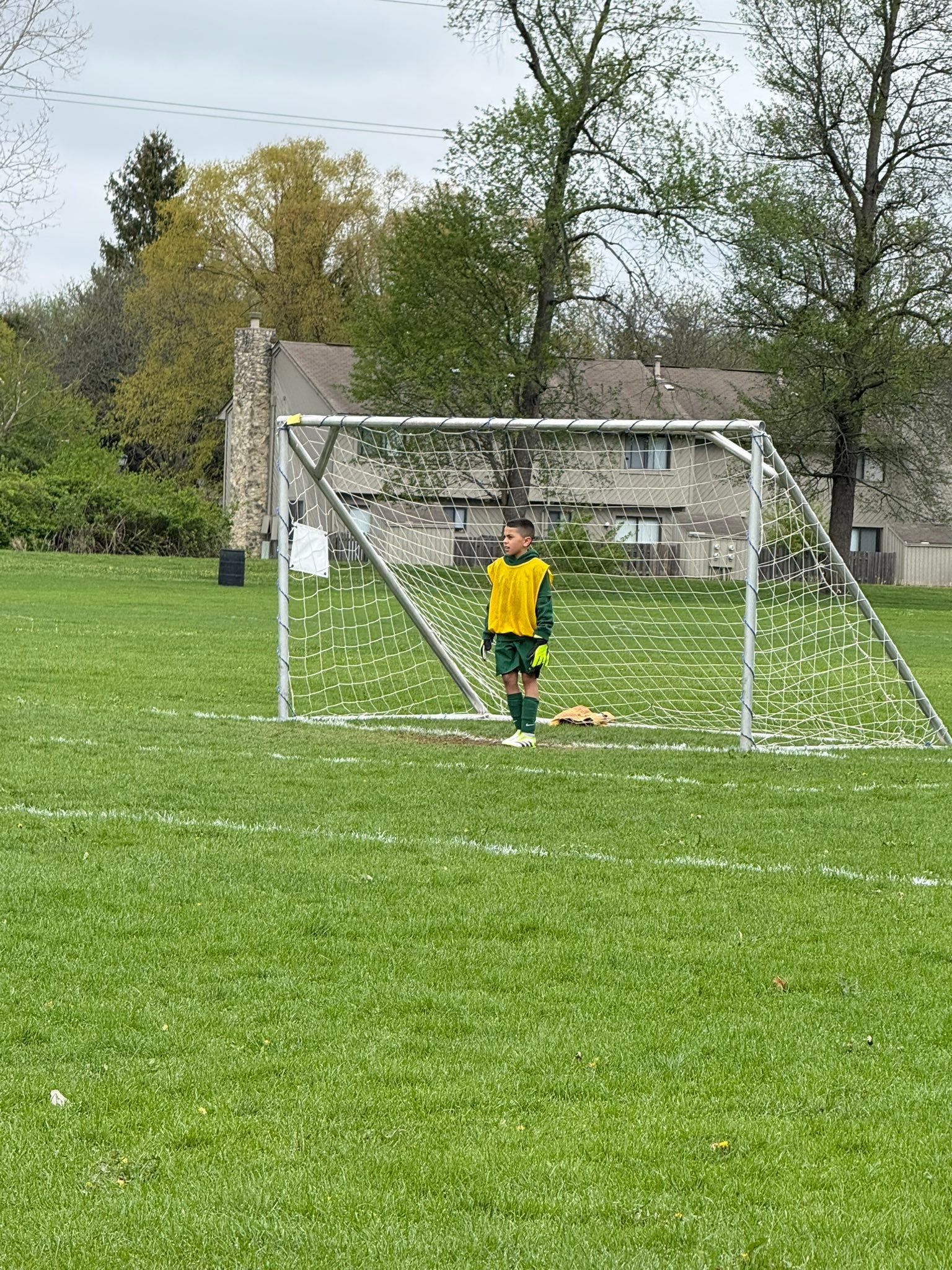 Cold but fun day watch Eli and his team play today! They did great and came out with a tie on a really hard team! 

He even played goalie and loved it! He says he’s got three favorite positions now! 

And some of Eli’s fans showed up for him all bundled up!